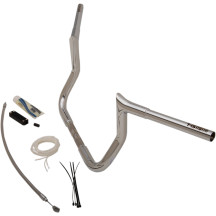 Kit de manillar puntiagudo 1-1/4" EZ Install — 1-1/4" diámetro, 10" elevación, 36" ancho, cromo