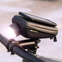 Wedge Case Set (Mag-Align) — 87×177×61 mm, handlebar mount, Black