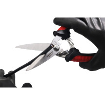 Multi-Purpose Scissors — 8", Black, Red, Silver