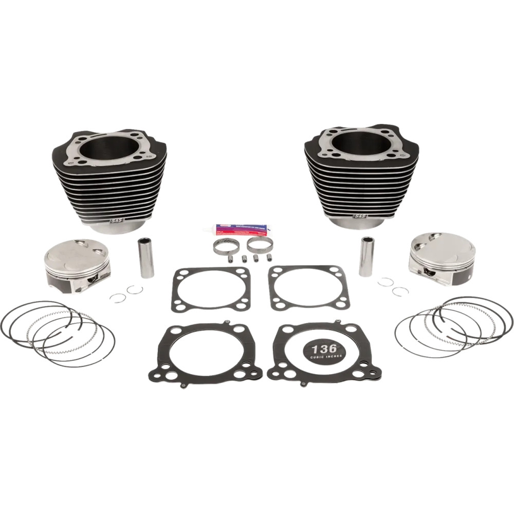 Big Bore Cylinder Kit — 136 cu in, 4.320 in bore, 4.625 in stroke, 11.0:1