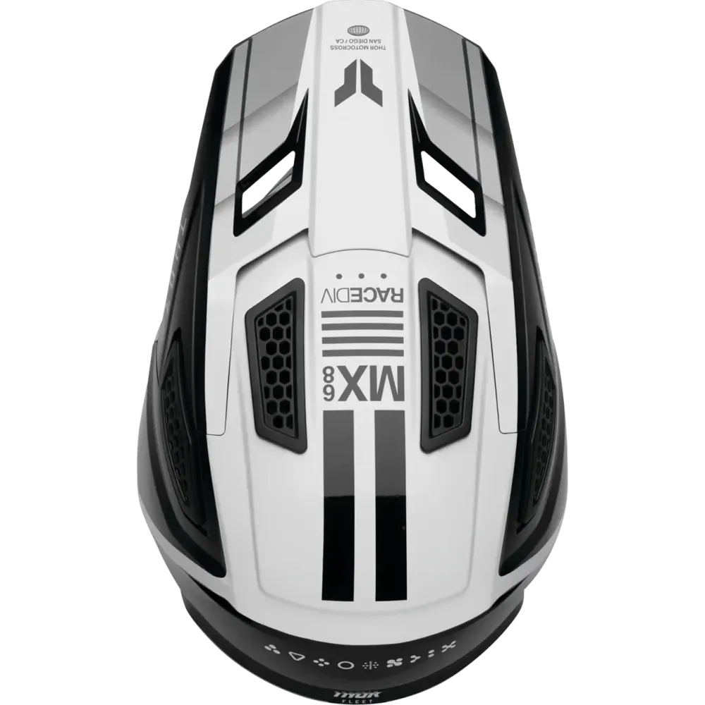 Helmet Fleet Defy — M, Black/White