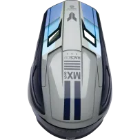 Fleet Youth Defy Helmet — Size S, Black, Blue, Gray