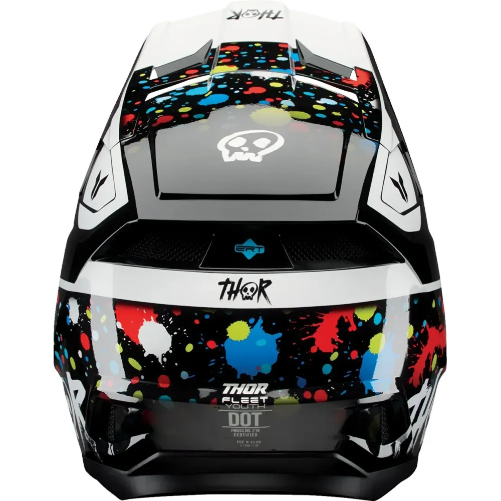 Helmet Fleet Youth Splat — Black, L