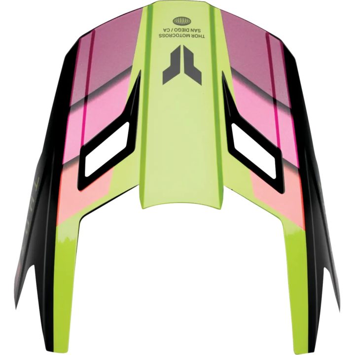 Fleet Helmet Visor Kit — XS-M, Black/Gloss, Pink, Fluorescent Green
