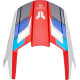 Fleet Helmet Visor Kit — Blue, Red, White, Gloss