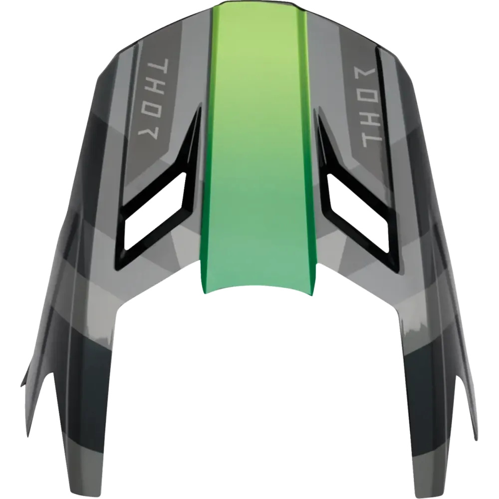 Visor Kit Youth Fleet Camber BK/GN — One Size, Fleet, Black/Green