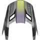 Youth Fleet Helmet Visor Kit — Youth, One Size, Black, Gloss