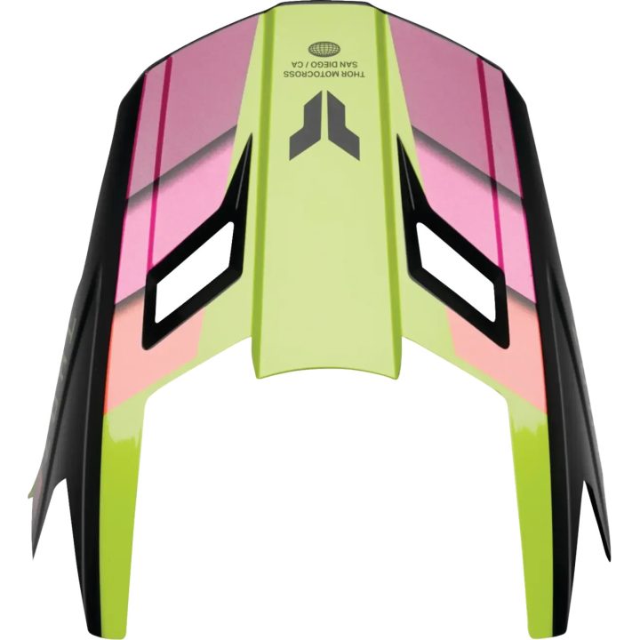 Youth Fleet Helmet Visor Kit — Youth, One Size, Black/Gloss, Pink, Fluorescent Green