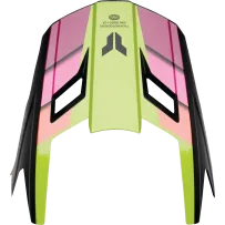 Visor Kit Youth Fleet Defy BK/AC — One Size, Fleet, Black/Acid