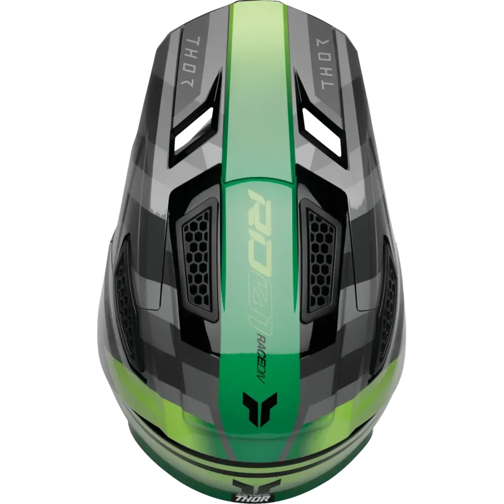 Helmet Fleet Camber BK/GN 2X — 2XL, Black/Green