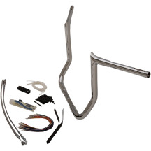 Kit de manillar de punta puntiaguda 1-1/4" Instalación EZ — diámetro 1-1/4", elevación 14"