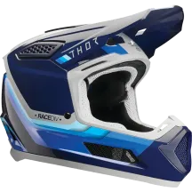 Fleet Defy Helmet — L, Blue/Gray