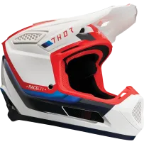 Helmet Fleet Defy — White, Red, Blue, Size S