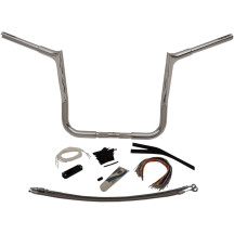 1-1/4" EZ Install Pointed Top Handlebar Kit — 1-1/4" diameter, 14" rise