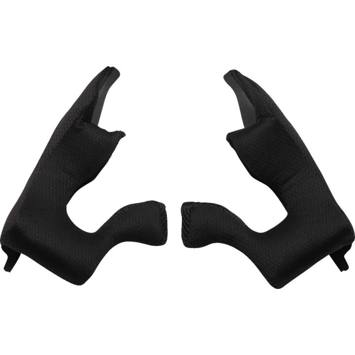 Fleet Helmet Cheek Pads — Black, 2XL