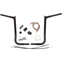 Juego de manillares 1-1/4" EZ Install con punta — Diámetro 1-1/4", elevación 16", ancho 36"