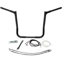 1-1/4" EZ Install Pointed Top Handlebar Kit — 1-1/4" diameter, 1" clamp, 16" rise
