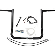 Kit de manillar EZ Install de punta puntiaguda 1-1/4" — diámetro 1-1/4", diámetro de la abrazadera 1", elevación 16"