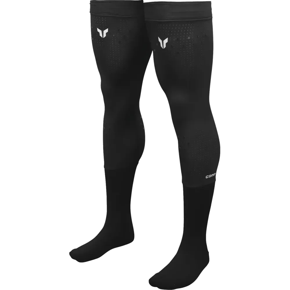 Compression Socks — Size L/XL, Black, With knee brace sleeve