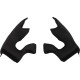 Almohadillas de mejilla para casco Youth Fleet — Negro, juvenil, par
