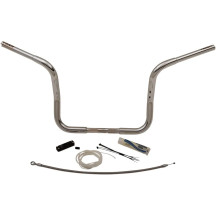 1-1/4" EZ Install Round Top Handlebar Kit — 12" rise, 36" width