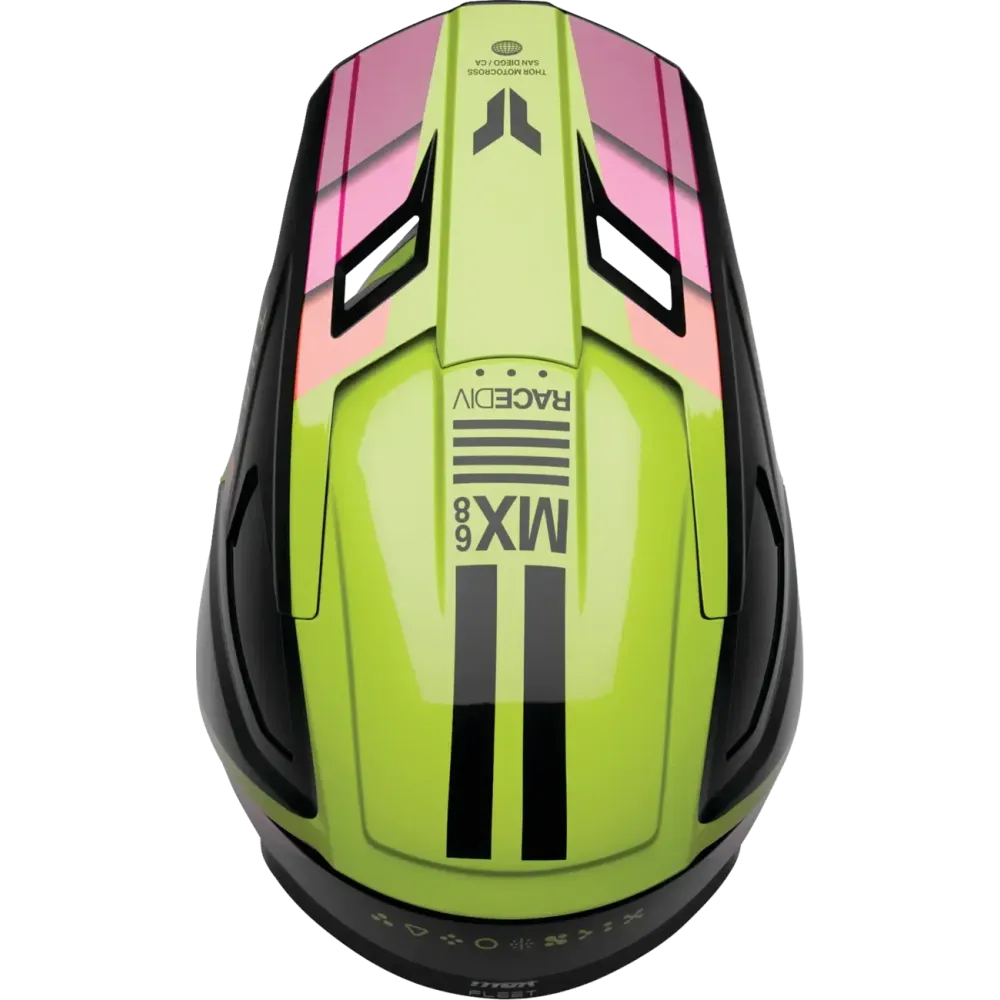 Helmet Fleet YTH Defy BK/AC M — M, Black