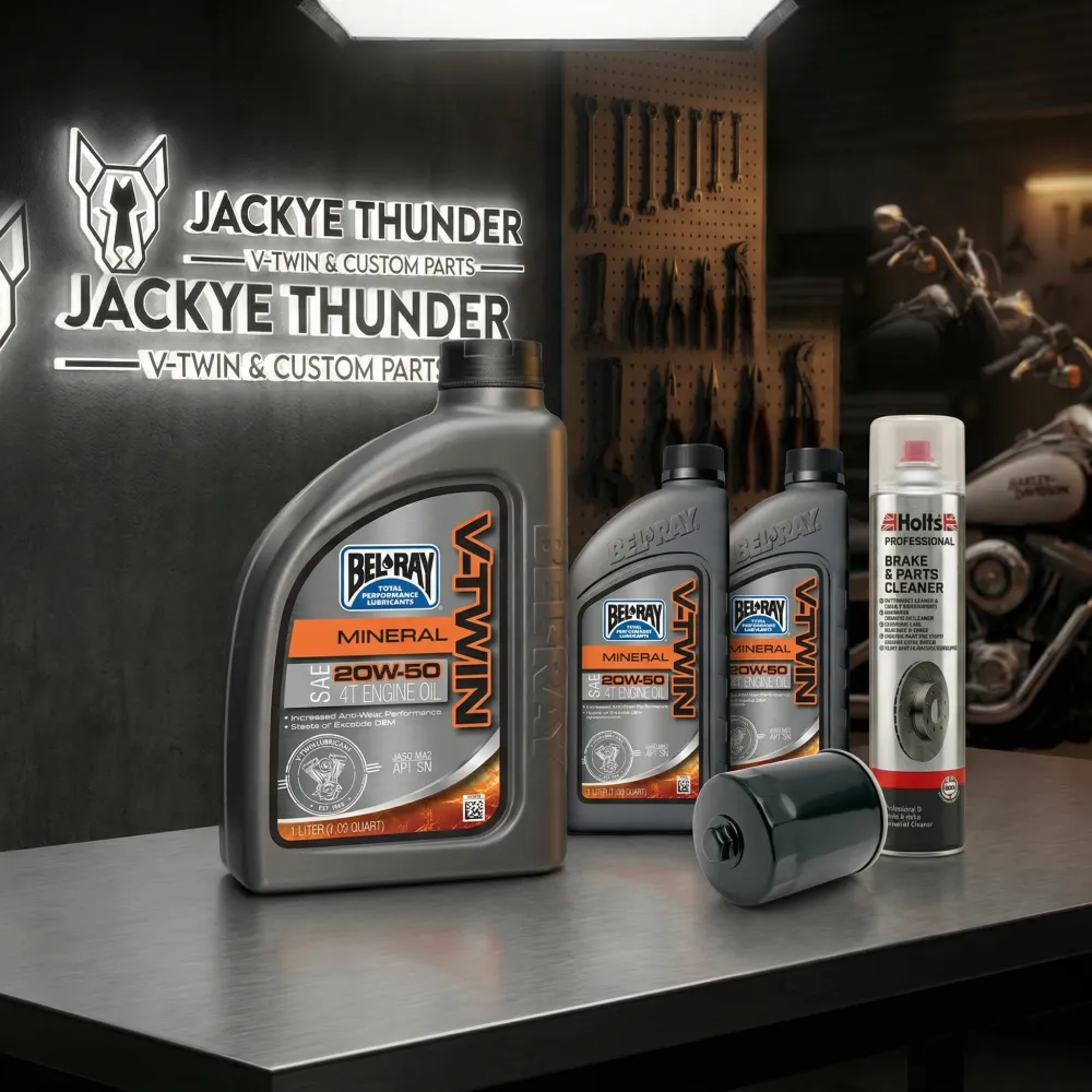 Sportster Evo Engine Oil Change Kit - Bel-Ray Mineral