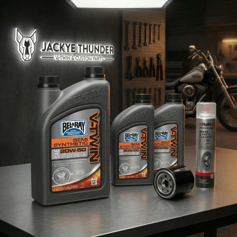 Sportster Evo Engine Oil Change Kit - Bel-Ray Semi-Synthetic