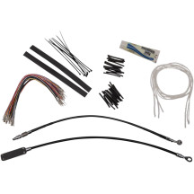 1-1/4" EZ Install Round Top Handlebar Kit — 1-1/4" diameter, 16" rise, 1" clamp, Black