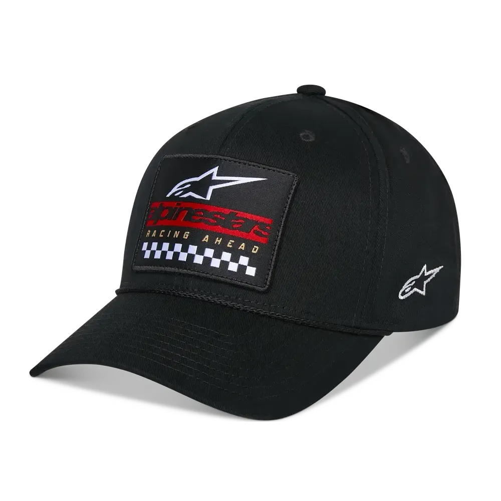 Matrix Snapback Hat — One Size, Black