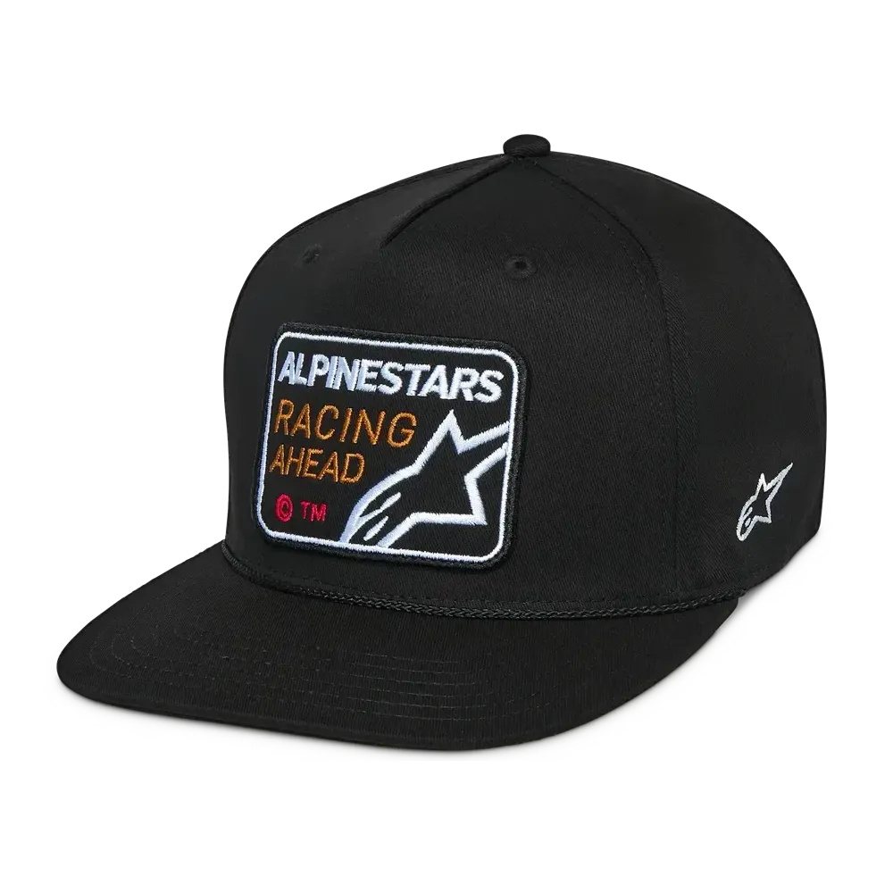 Intuitive Snapback Hat — One Size, Adjustable fit, Black