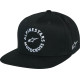 MX Gorra Snapback — Talla única, Negro