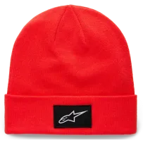 Augment Cuff Beanie — One Size, Red, Stretch fit