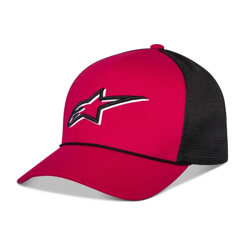 Ageless Shadow Trucker Hat — One Size, Red