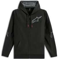 Sessions V3 Zip Hoodie — XL, Black/Gray