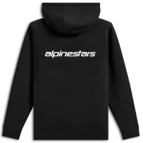 Transverse Zip Hoodie — L, Black