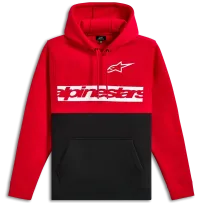 Parallel Pullover Hoodie — M, Red