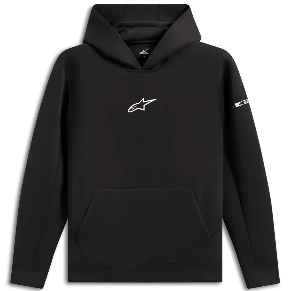 Double Face Insight Pullover Hoodie — S, Black