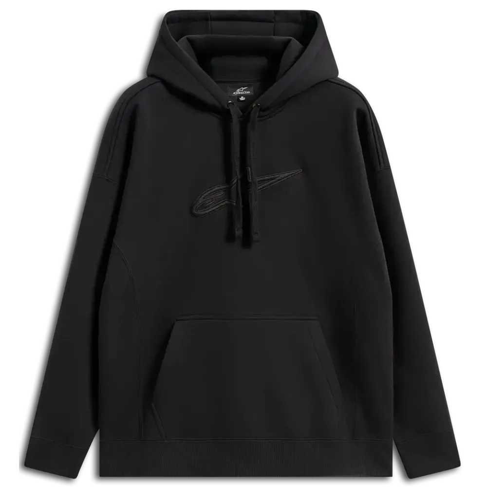 Emergent Oversized Hoodie — S, Oversized fit, Black