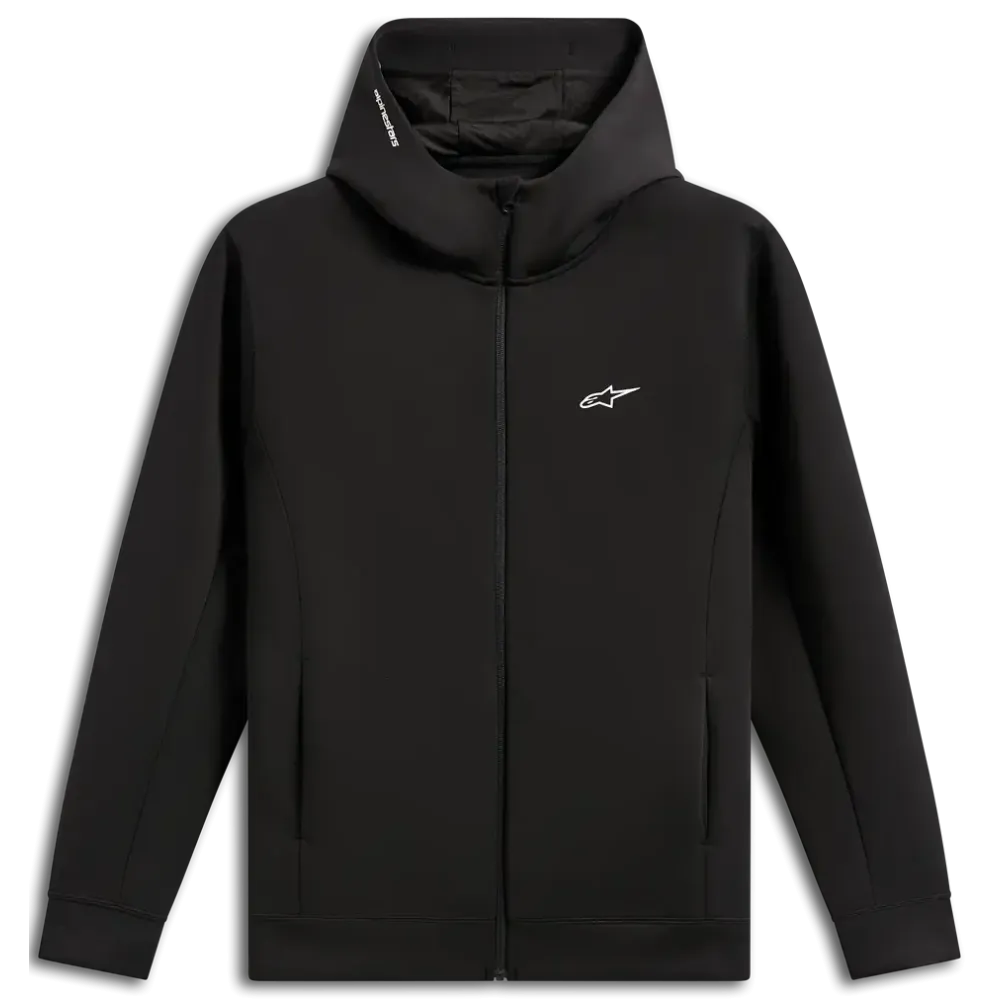 Double Face Cypher Zip Hoodie — Black, XL