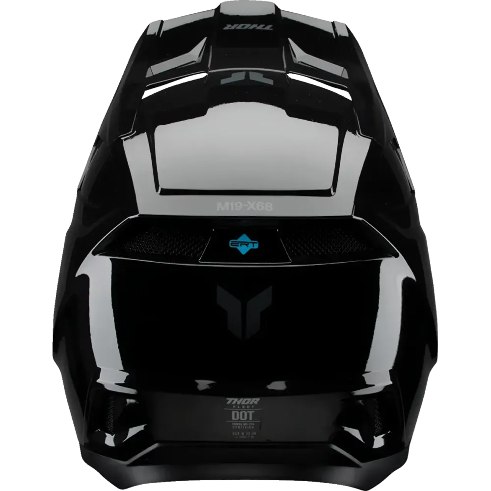 Youth Fleet Blackout Helmet — L, Black