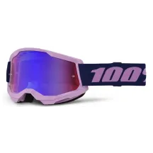 Strata 2 Goggle — One Size, Purple, Mirrored Red Lens