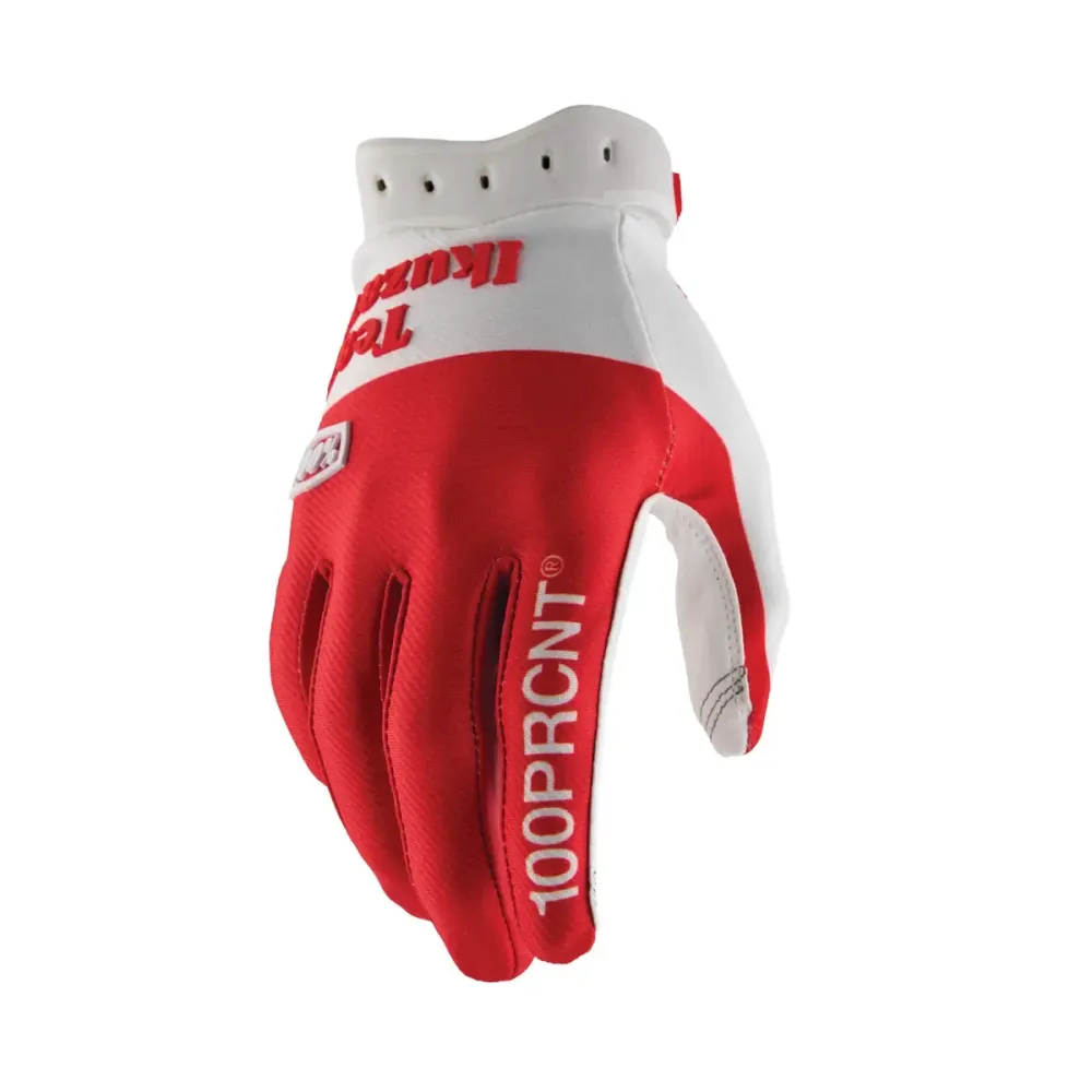 Guantes Ridefit Team Ikuzawa — Talla M, Rojo