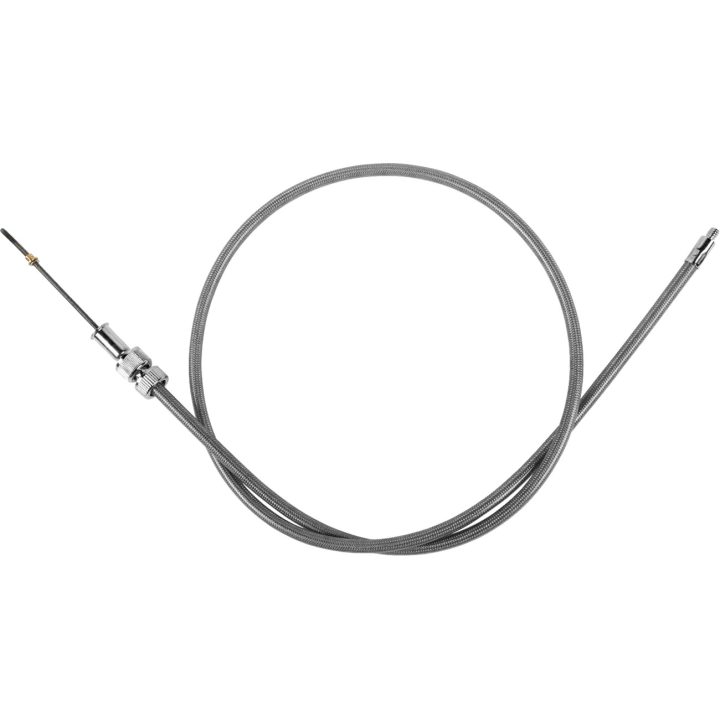 Cable de velocímetro para rueda delantera — 118 cm (46-1/2 in), plateado