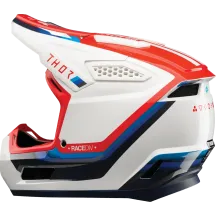 Fleet Defy Helmet — XL, White, Red, Blue