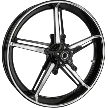 Kit de rueda delantera Factory 24 — 21x3.5, doble disco, negro maquinado