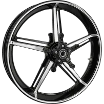 Kit de rueda delantera Factory 24 — 21x3.5, doble disco, negro maquinado