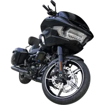 Kit de rueda delantera Factory 24 — 21x3.5, doble disco, negro maquinado