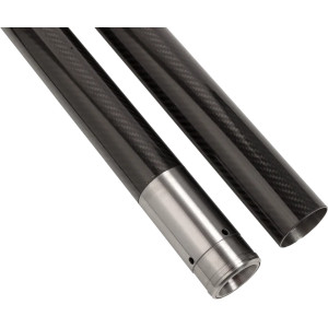 Fork Tubes — 49.00 mm (1.93"), 606.43 mm (23.88"), Black