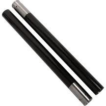 Tubos de horquilla — 49.00 mm (1.93"), 606.43 mm (23.88"), Negro